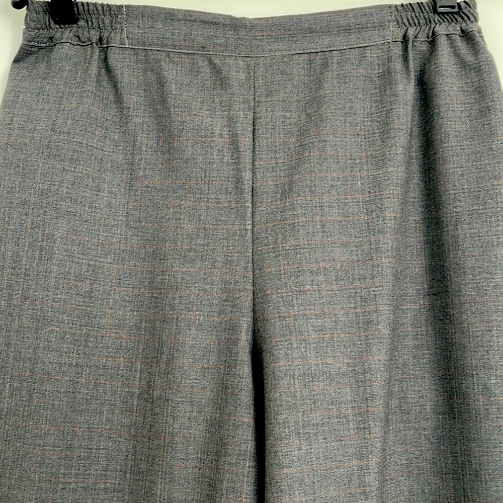 Eskandar Wide Leg Wool/Cashmere Plaid Trousers